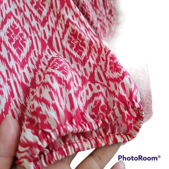 🦋Anthropologie Maeve Preparation Printed shirt dress boho preppy feminine Size S - Picture 8 of 15